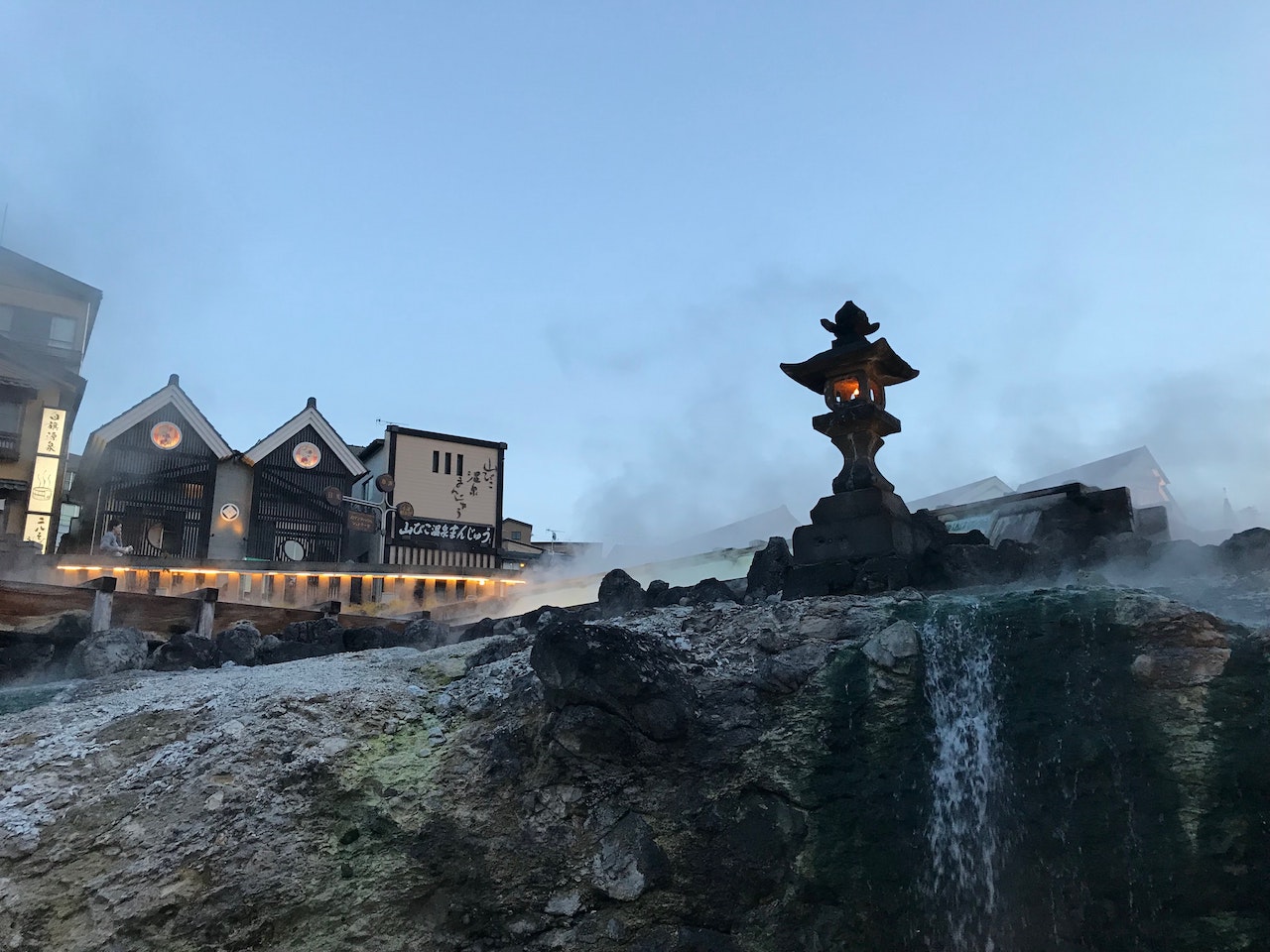 温泉の画像